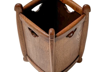 Jac. van den Bosch Art Deco Amsterdamse School Litter Basket 't Binnenhuis